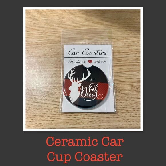 Ceramic Stone Car Cup Coaster - Picture 1 of 2